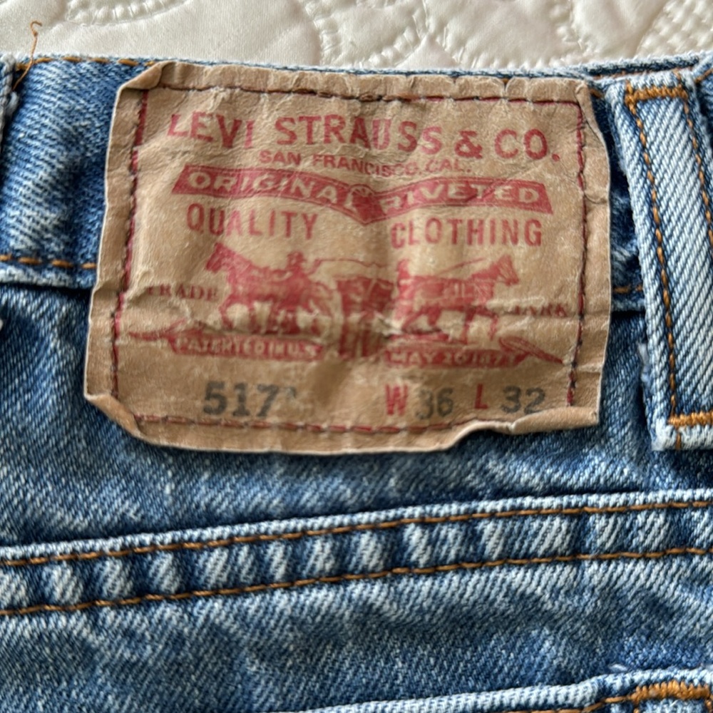 Men’s Levi’s 517 Boot Cut 36X32 - Picture 2 of 9